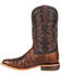Image #3 - Durango Men's Brown Exotic Full-Quill Ostrich Western Boots - Square Toe, Dark Brown, hi-res