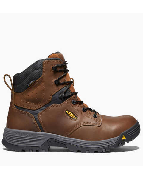 Keen Men's Chicago Waterproof Work Boots - Composite Toe, Brown, hi-res