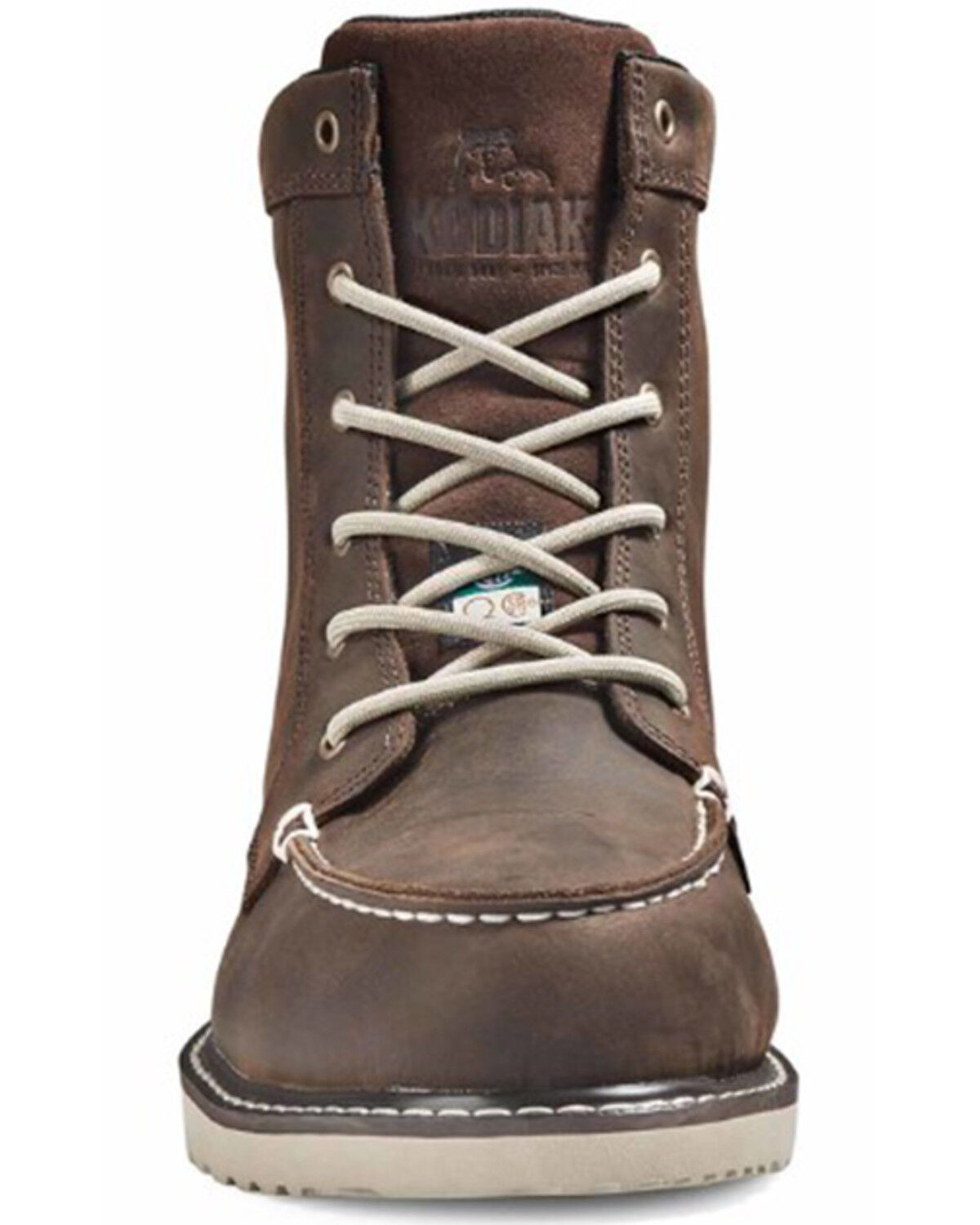 Image #4 - Kodiak Women's 6" Whitton Work Boots - Steel Toe, Dark Brown, hi-res