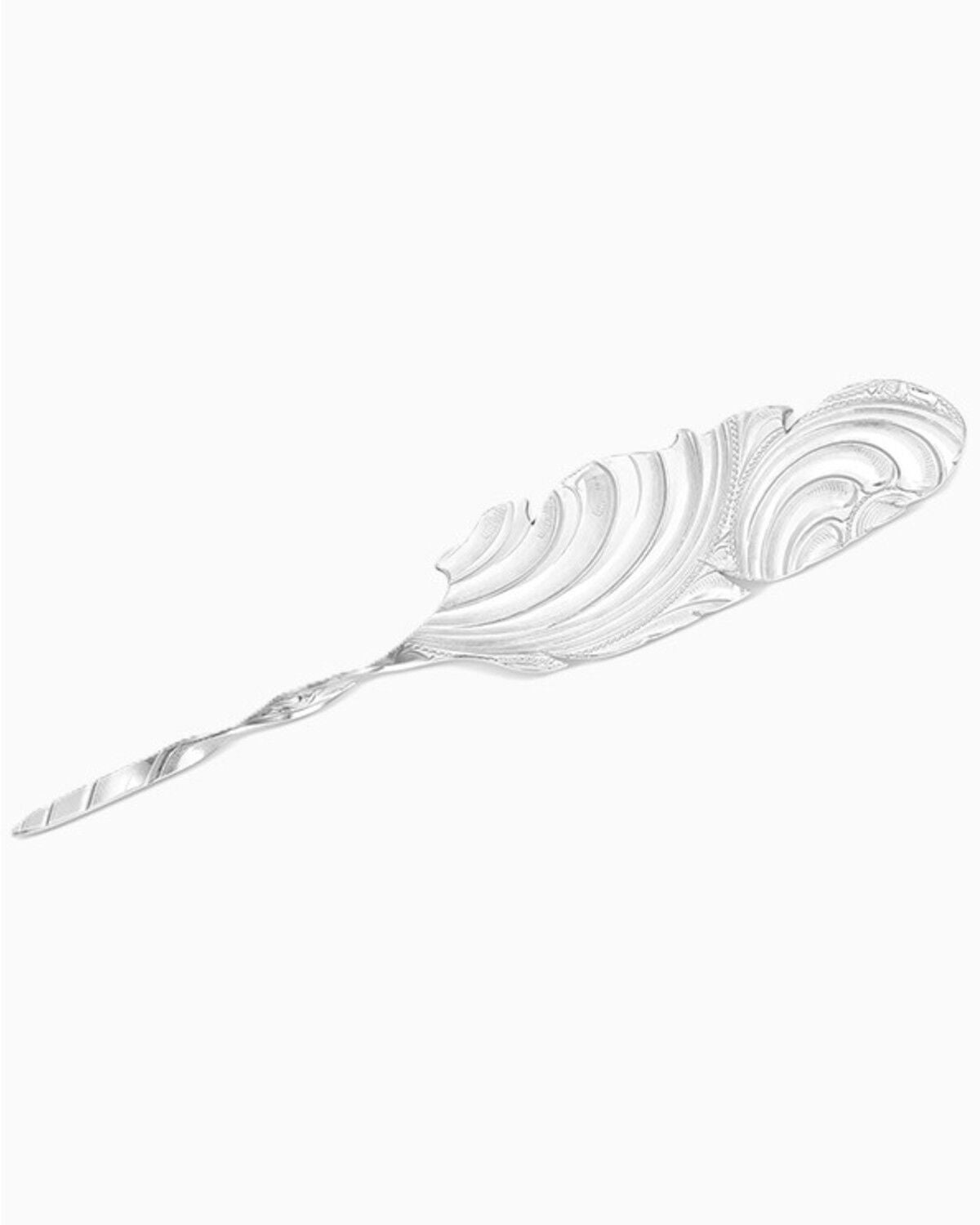 Image #2 - Montana Silversmiths Alpine Night Feather Hat Pick, Silver, hi-res
