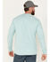 Image #4 - Cody James Men's FR Logo Long Sleeve Stretch Work T-Shirt, Aqua, hi-res