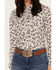 Image #3 - Wrangler Women's Paisley Long Sleeve Western Pearl Snap Shirt, Blue/white, hi-res