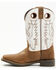 Image #3 - Cody James Boys' Luke Western Boots - Broad Square Toe, Brown, hi-res