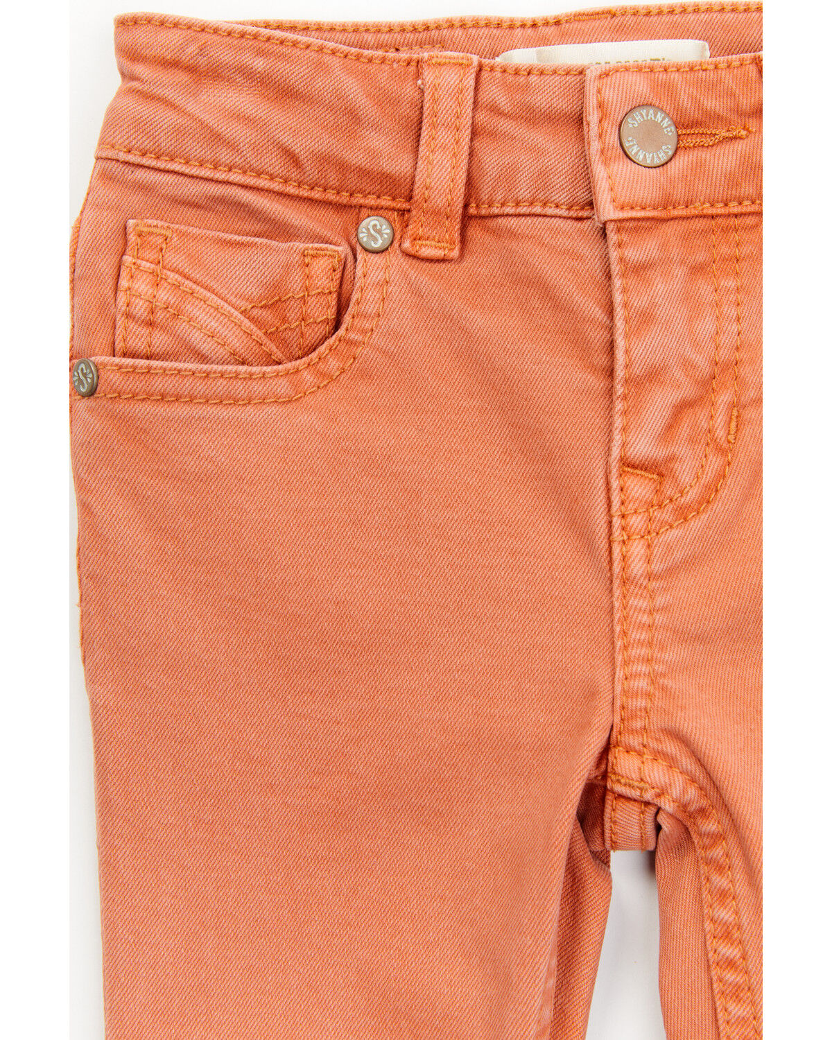 Image #2 - Shyanne Toddler Girls' Colored Flare Jeans, Rose, hi-res