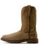 Image #2 - Ariat Men's Activator Pull-On Work Work Boots - Steel Toe, Brown, hi-res