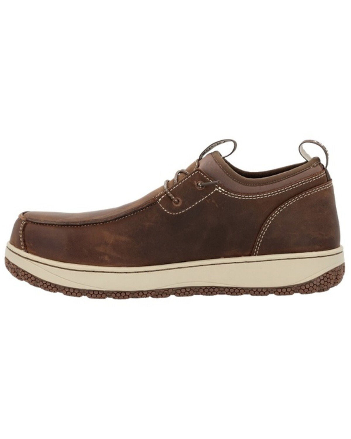Image #3 - Rocky Men's Dry Strike SRX Outdoor Moc Shoe - Composite Toe, Dark Brown, hi-res