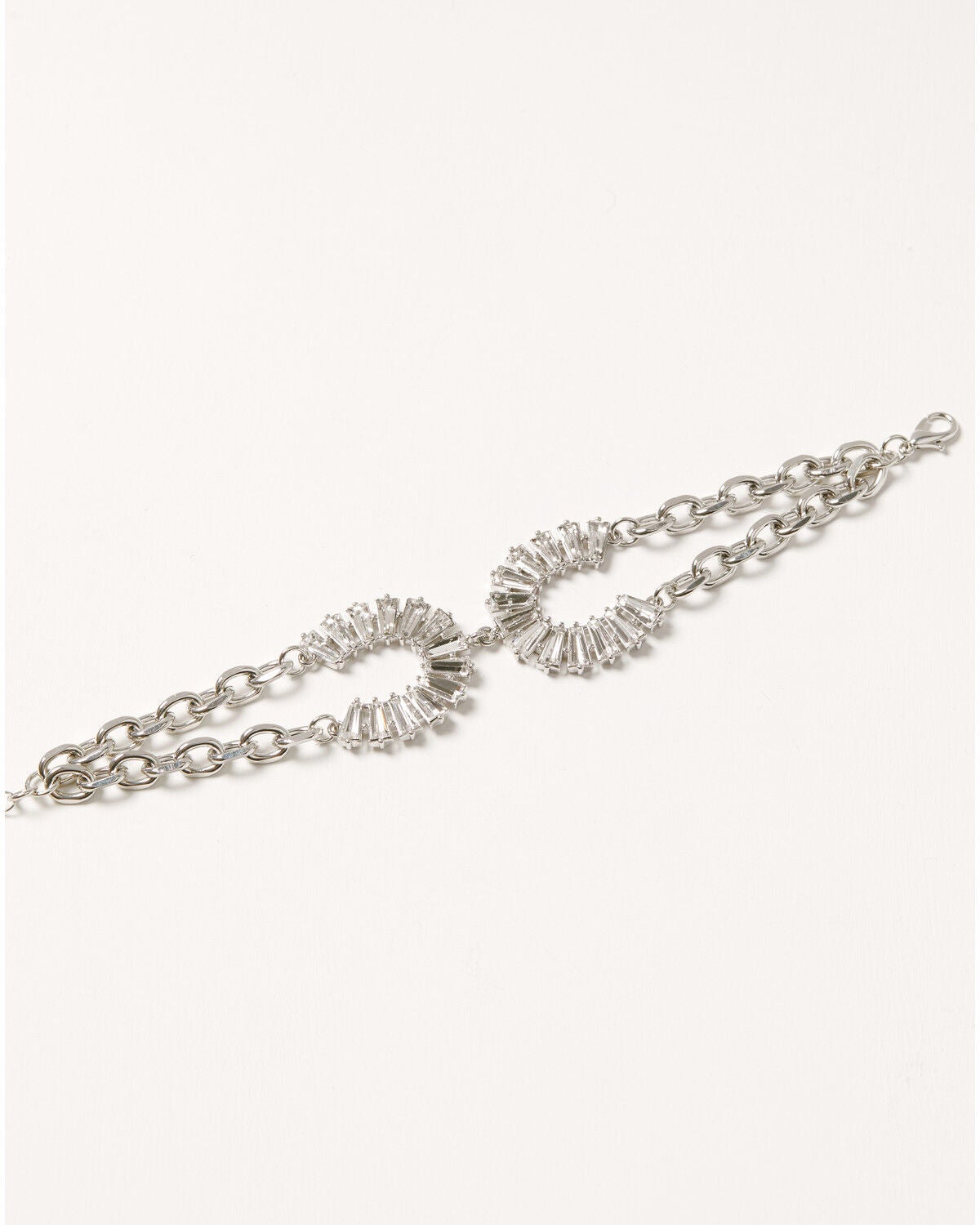 Image #1 - Shyanne Women's Aurelia West Rhinestone Bracelet, Silver, hi-res