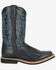 Image #2 - Smoky Mountain Men's Hidalgo Performance Western Boots - Square Toe, Black, hi-res