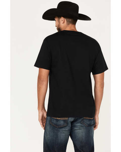 Image #4 - Cowboy Hardware Men's El Jefe Tequila Graphic T-Shirt , Black, hi-res