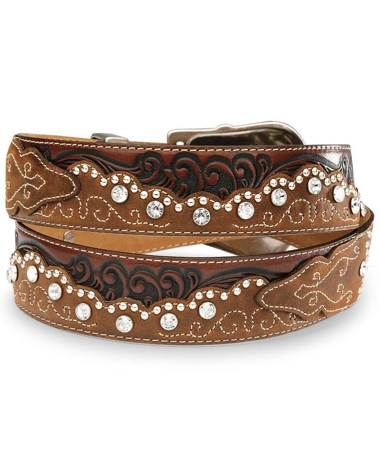 tony lama leather belt