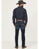 Image #3 - Ariat Men's M8 Dark Wash Modern Slim Straight Stretch Denim Jeans, Dark Wash, hi-res