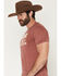 Image #2 - Levi's Men's Americas Finest Short Sleeve Graphic T-Shirt, Red, hi-res