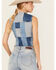 Image #5 - Wrangler x Lainey Wilson Women's Patchwork Denim Vest, Blue, hi-res