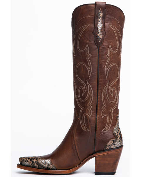 Image #3 - Idyllwind Women's Scaled-Up Western Boots - Snip Toe, Brown, hi-res