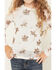 Image #3 - Cowgirl Hardware Girls' Desert Bronc Long Sleeve Mesh Top, White, hi-res