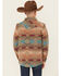 Image #4 - Cody James Boys' Base Camp Southwestern Print Sherpa Lined Shacket, Tan, hi-res