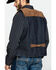 Image #5 - Scully Leatherwear Men's Leather Canvas Back Vest , , hi-res