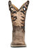 Image #4 - Smoky Mountain Little Girls' Safari Western Boots - Broad Square Toe, Brown, hi-res