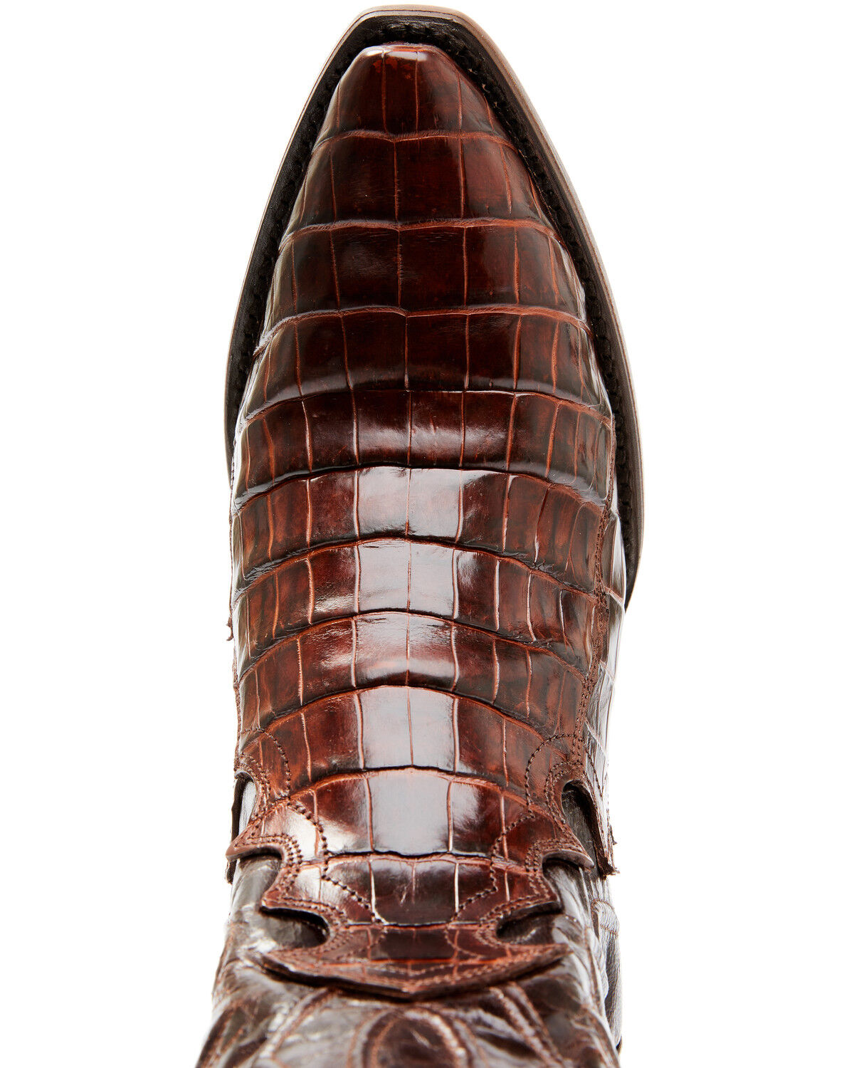 Image #6 - Dan Post Women's Exotic Crocodile Leather Western Boots - Snip Toe, , hi-res
