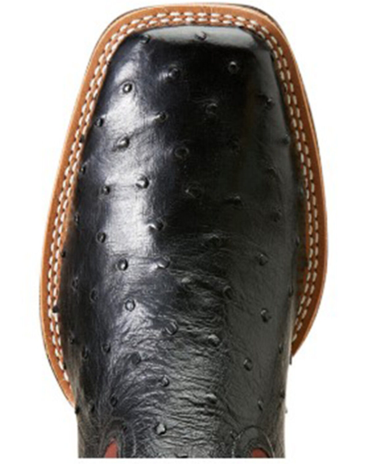 Image #4 - Ariat Men's Brandin' Ultra Exotic Western Boots - Broad Square Toe, Black, hi-res