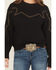 Image #3 - Ariat Women's Bootstitch Crewneck, Black, hi-res