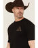 Image #3 - Cowboy Up Men's Sundown Logo Short Sleeve Graphic T-Shirt, Black, hi-res