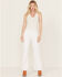 Rolla's Women's High Rise East Coast Ankle Flare Jeans , White, hi-res