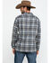 Image #2 - Pendleton Men's Gray Board Oxford Plaid Long Sleeve Western Shirt, Grey, hi-res