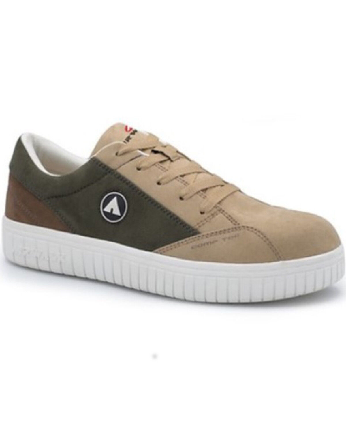 Image #1 - Airwalk Men's Camino Work Shoes - Composite Toe, Tan, hi-res