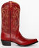 Shyanne Women's Red Leather Western Boots - Snip Toe, Red, hi-res