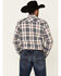Ariat Men's Retro Adam Large Plaid Print Long Sleeve Western Shirt , Brown, hi-res