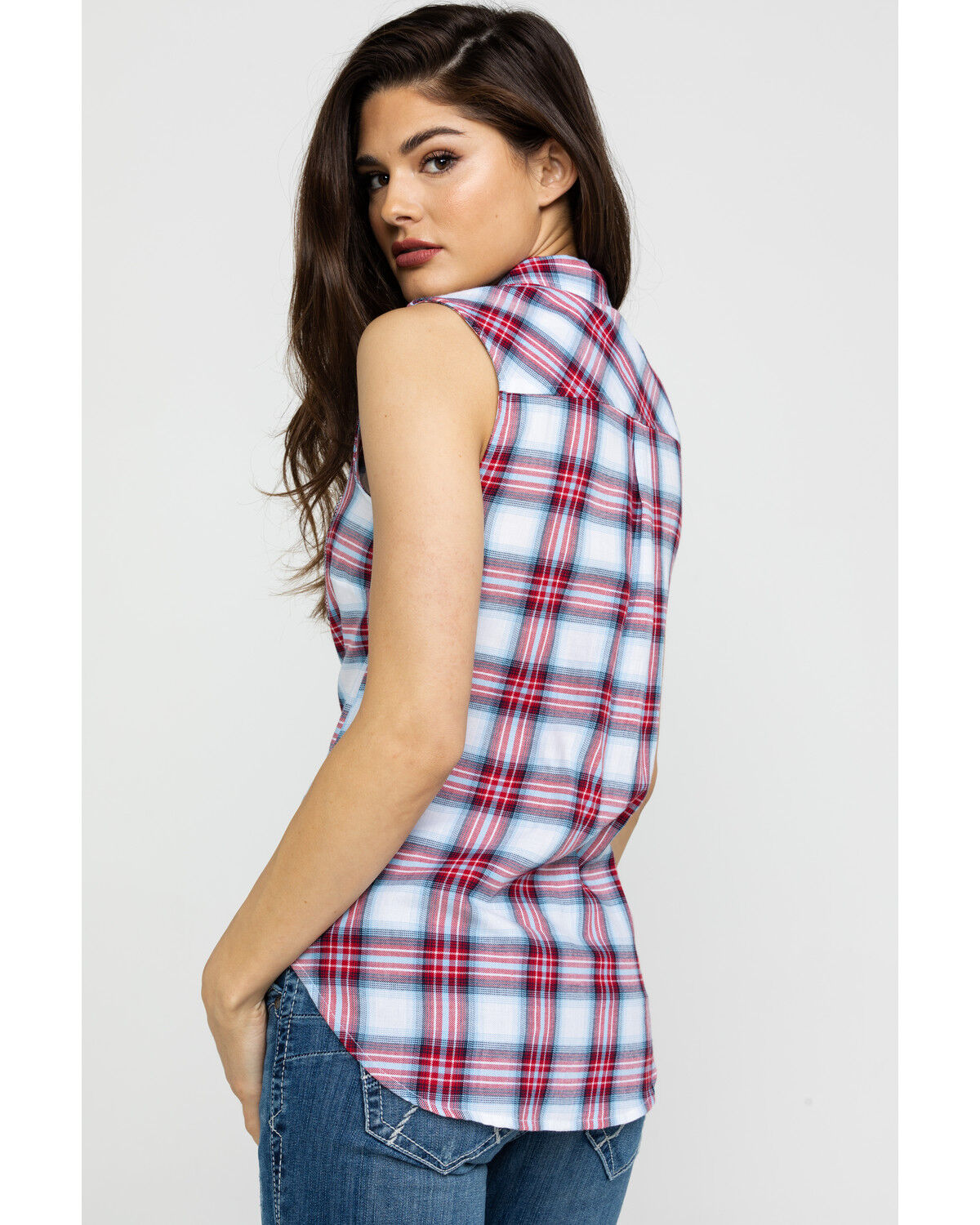 Western sleeveless shirts clearance