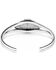 Image #2 - Montana Silversmiths Women's Blue Mesa Turquoise Cuff Bracelet, Silver, hi-res