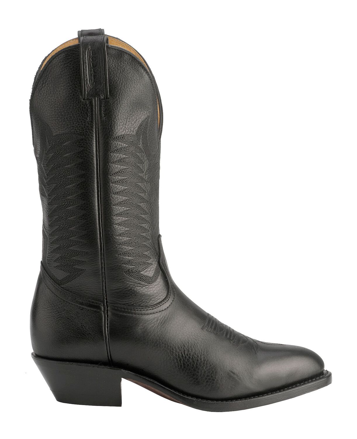 Image #2 - Boulet Men's Western Boots - Round Toe, Black, hi-res