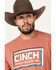 Image #2 - Cinch Men's Country & Cowboy Logo Short Sleeve Graphic T-Shirt, Red, hi-res