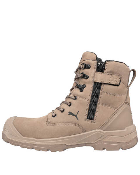 Image #2 - Puma Safety Men's Conquest Waterproof Work Boots - Composite Toe, Brown, hi-res