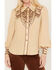 Image #3 - Shyanne Women's Long Sleeve Embroidered Western Snap Shirt, Taupe, hi-res