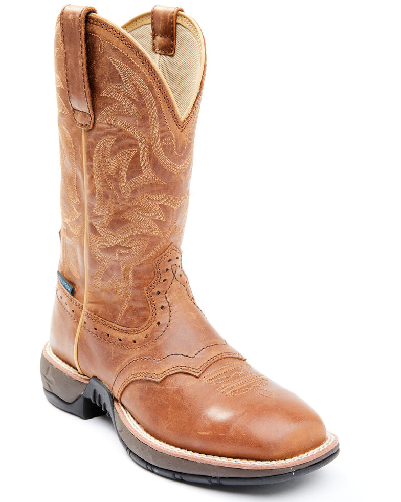 Shyanne Women's Xero Gravity Charley Lite Performance Western Boots - Wide Square Toe, Tan, hi-res