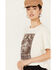 Image #2 - White Crow Women's Run Wild Short Sleeve Graphic Tee, Ivory, hi-res