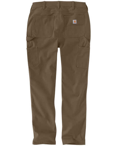 Image #5 - Carhartt Women's Rugged Flex® Relaxed Fit Canvas Stretch Work Pants, Dark Brown, hi-res