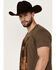 Image #2 - Cody James Men's Poster Skull Short Sleeve Graphic T-Shirt, Burgundy, hi-res