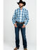 Image #6 - Resistol Men's Heitmiller Ombre Large Plaid Long Sleeve Western Shirt, , hi-res