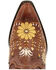 Crush by Durango Women's Golden Wildflower Western Booties - Snip Toe, Sunflower, hi-res