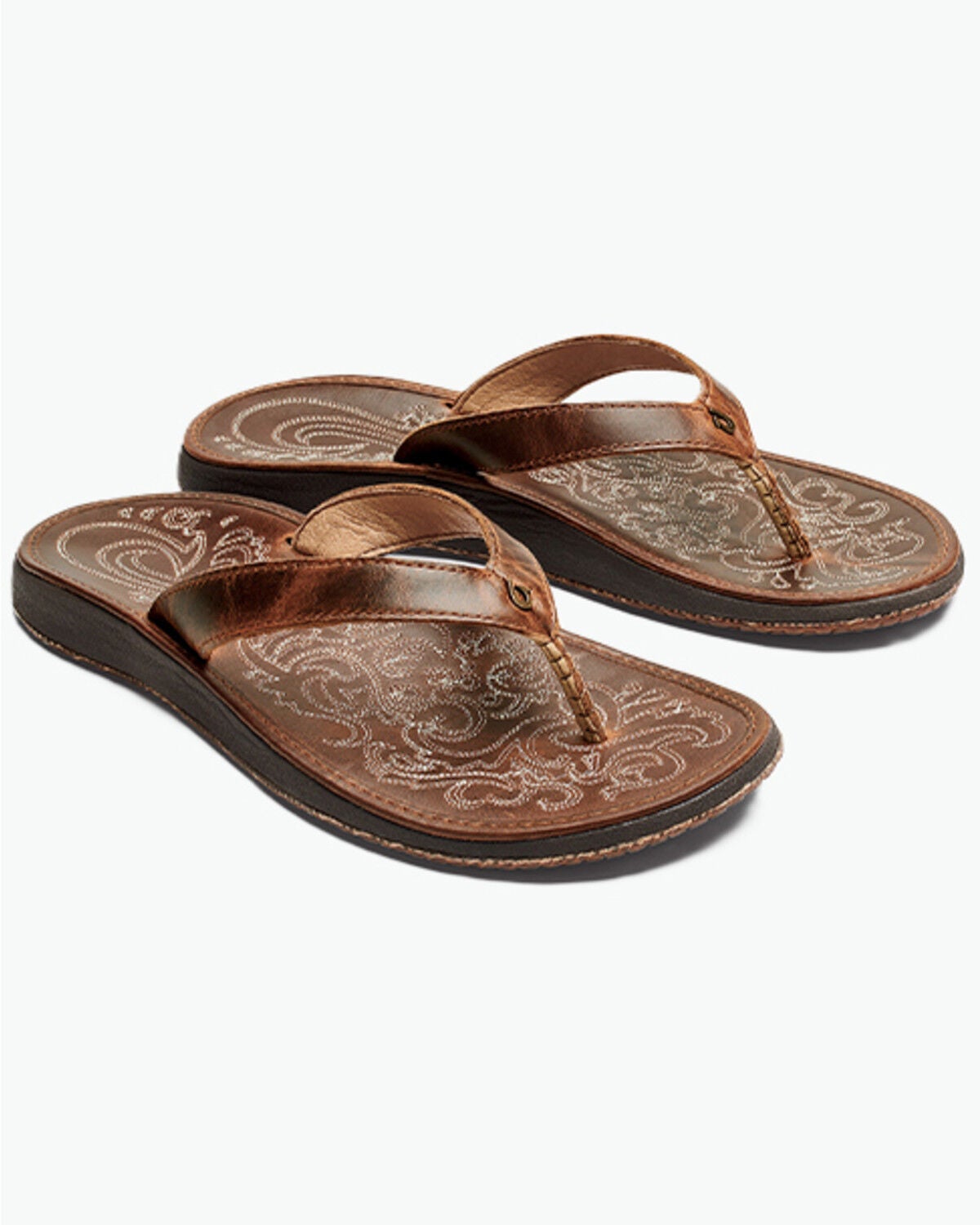 Image #1 - OluKai Women's Paniolo Sandals, Brown, hi-res