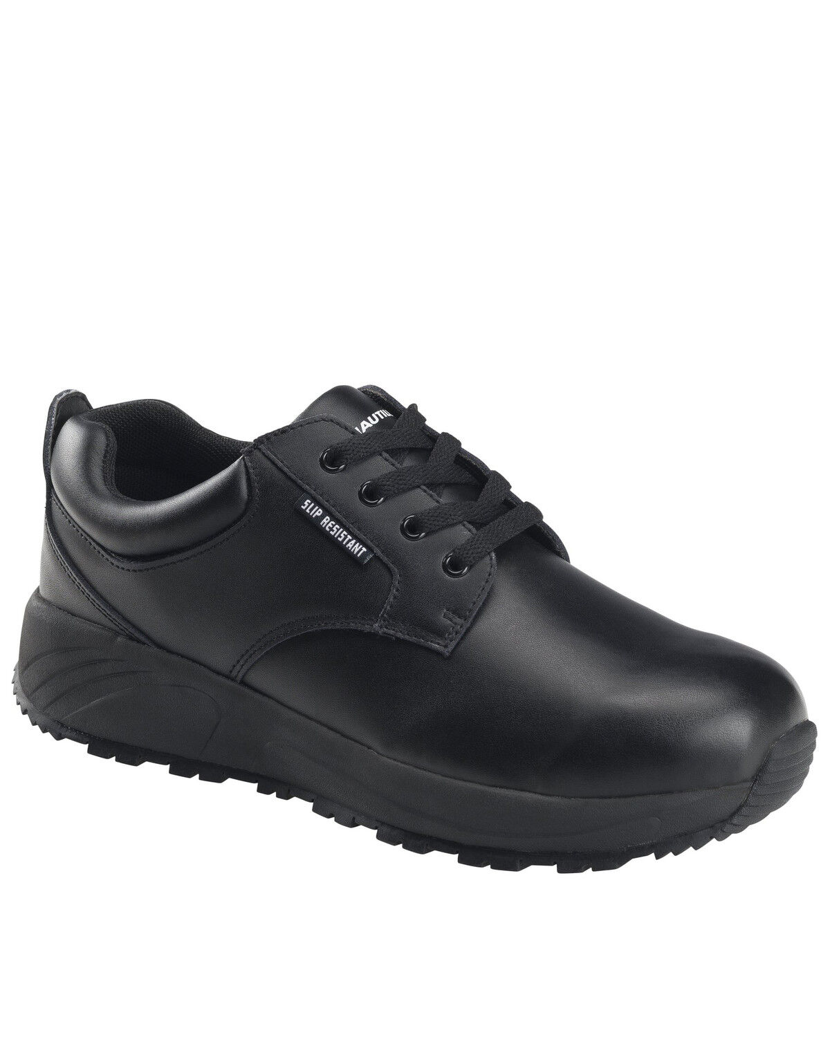 Image #1 - Nautilus Women's Skidbuster Work Shoes - Soft Toe, Black, hi-res