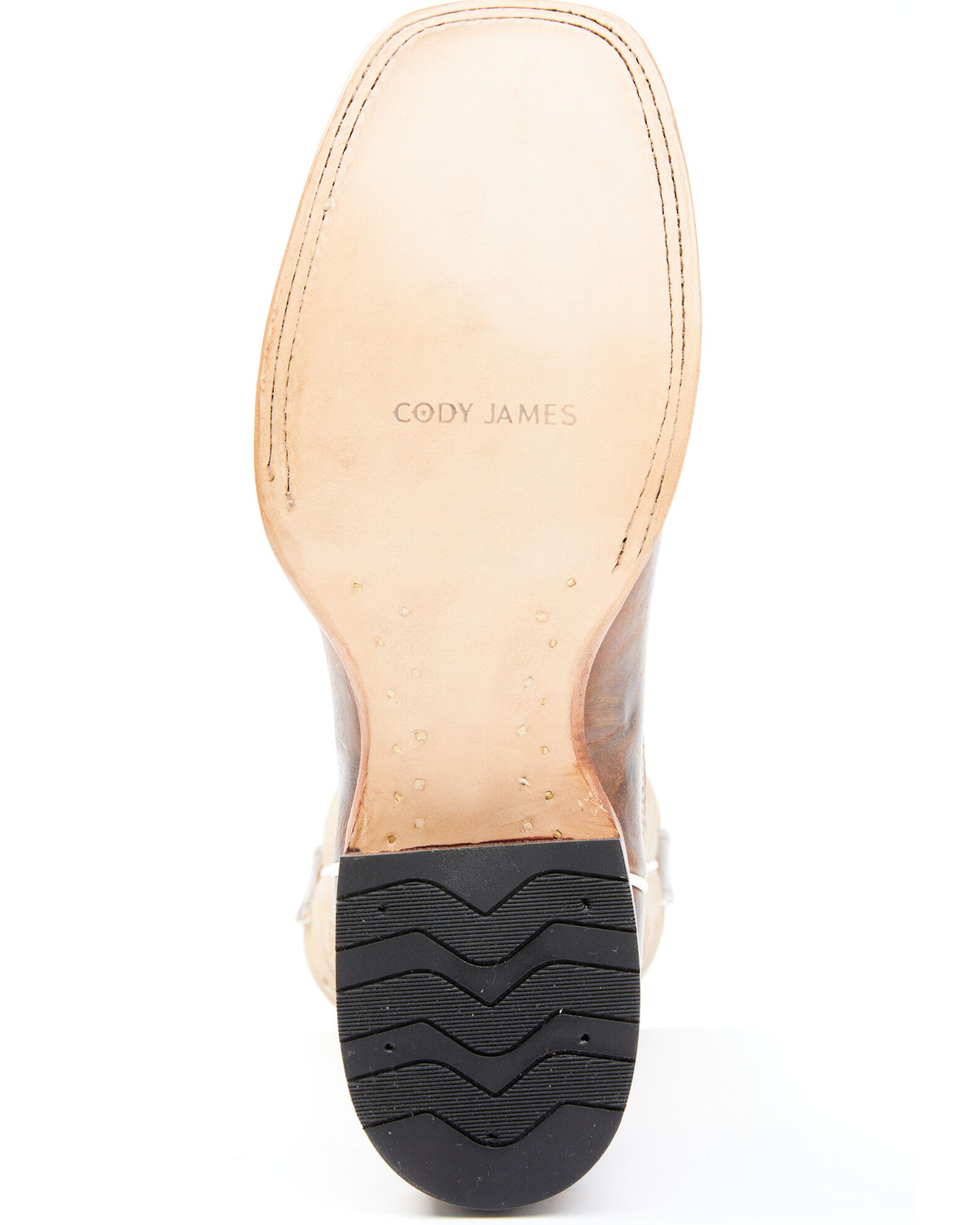 Image #7 - Cody James Men's Yellowstone Western Boots - Broad Square Toe, Tan, hi-res