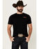 Image #2 - Rock & Roll Denim Men's Mexico Flag Short Sleeve Graphic T-Shirt, Black, hi-res