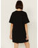 Image #4 - Girl Dangerous Women's Nashville Hat T-Shirt Mini Dress, Charcoal, hi-res