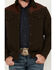 Image #3 - Resistol Men's Quilted Leather Yoke Jacket, Brown, hi-res