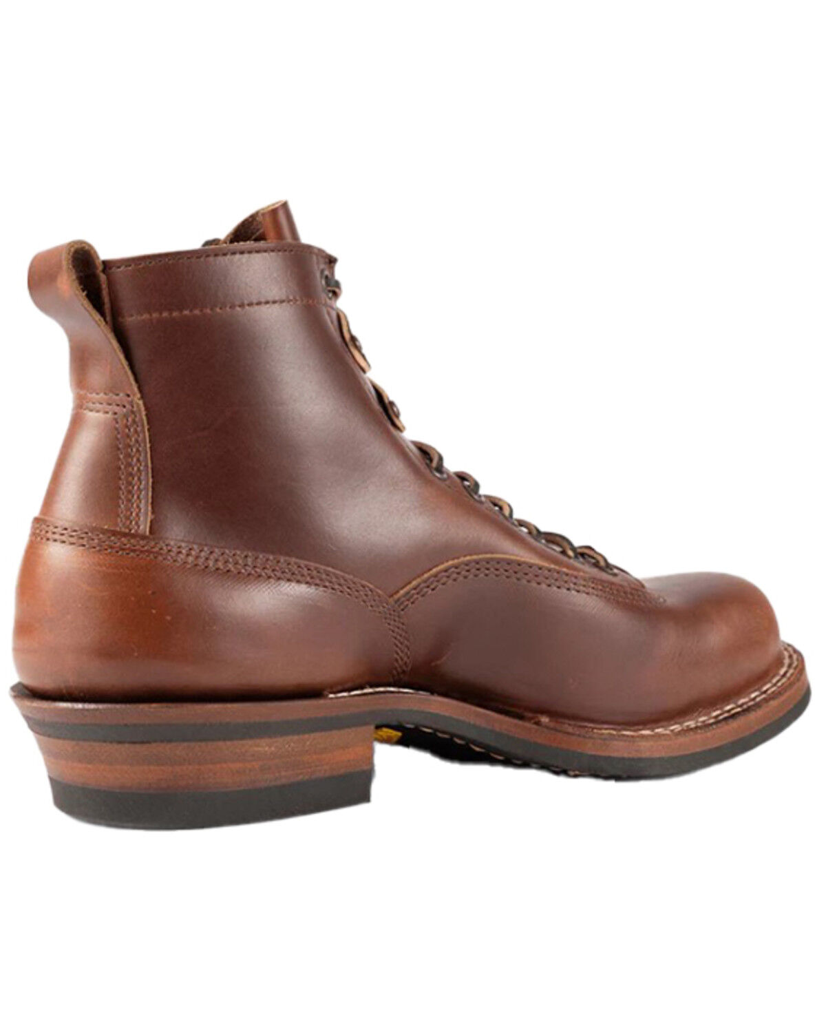 Image #2 - White's Boots Men's Cutter 6" Lace-Up Work Boots - Round Toe, Tan, hi-res